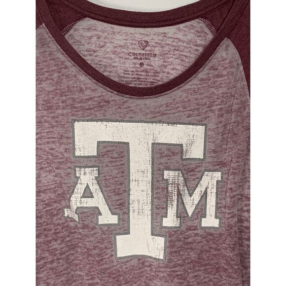Colosseum Texas A&M Aggie Long Sleeve T Shirt Size Small - Picture 4 of 6